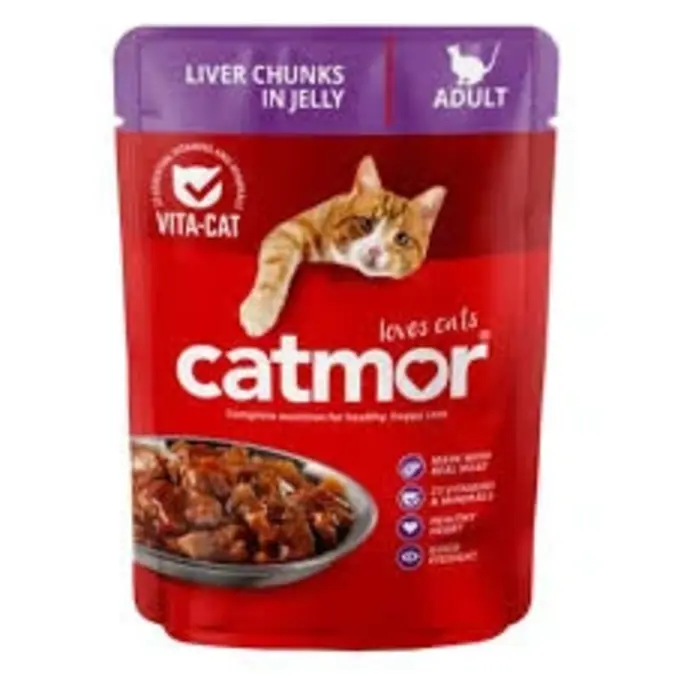 Catmor Liver Chunks In Jelly 85g